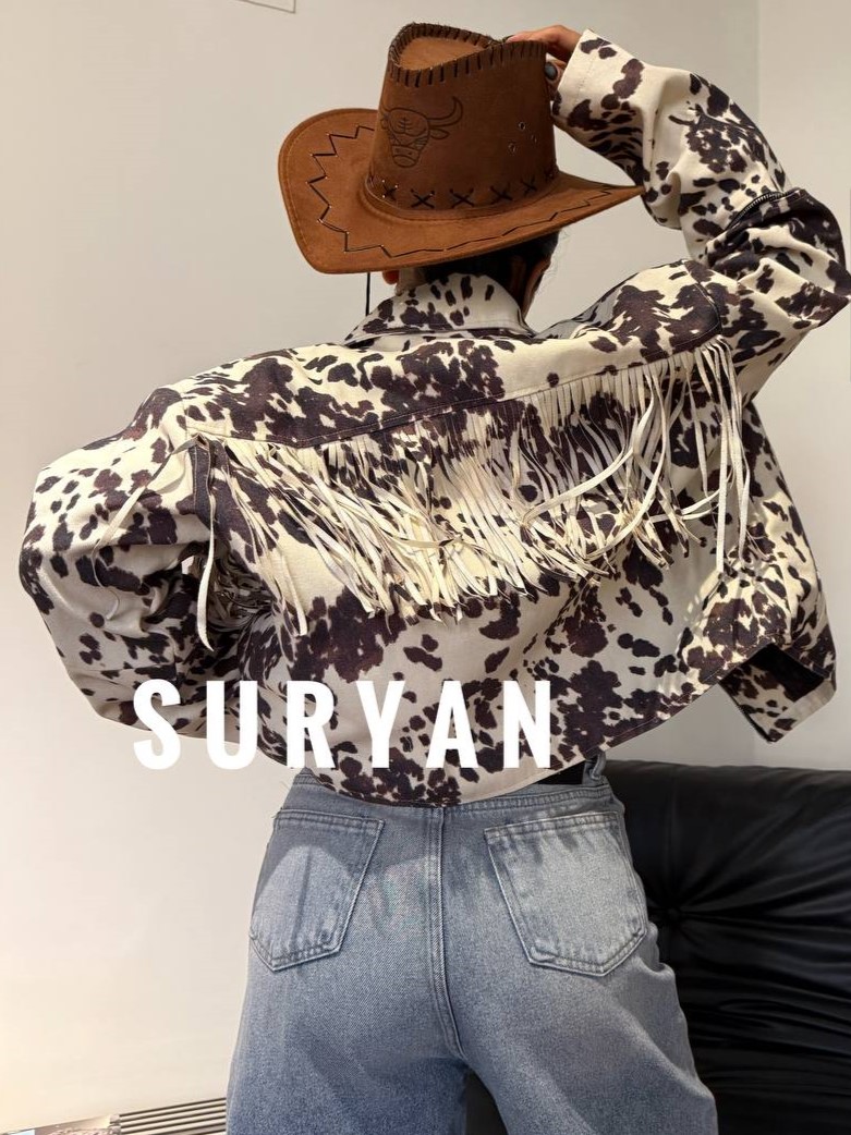 کت باکسی ریش دار سرخ پوستی MUGA کد : 103839