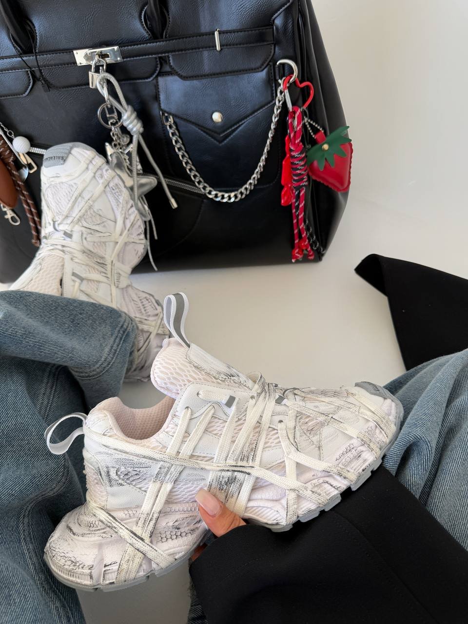 کتانی سفید فول دیزاین SPIDER XL کد : ۵۰۴۶۶