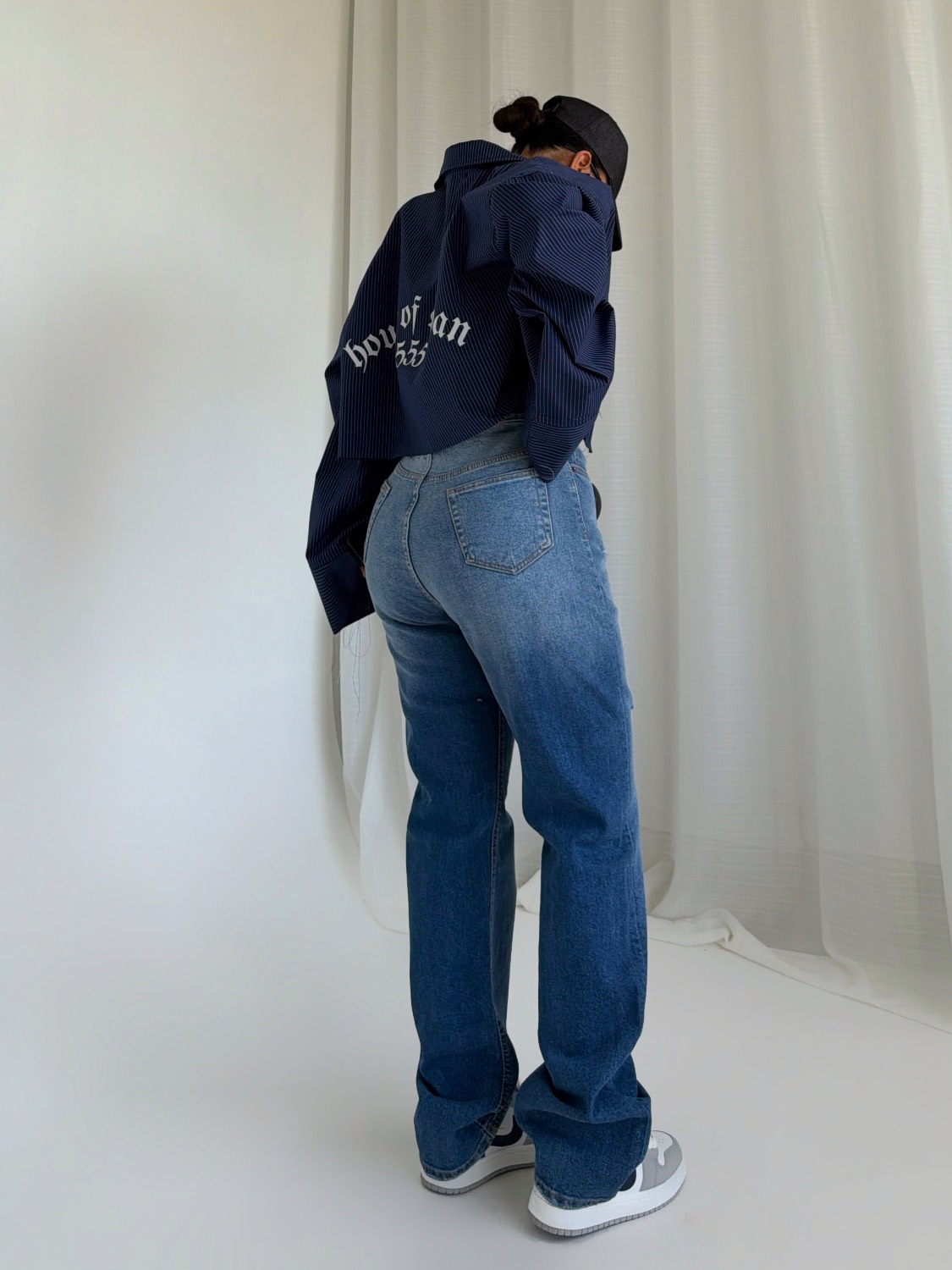 شلوار جین رگولار آبی YONO DENIM کد : 70698 - Image 3
